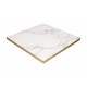 Tuff Top Premium – High Gloss Rectangle Table Top with metallic gold edging